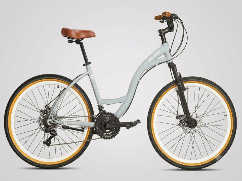 Bicicleta Blitz Cômodo Aro 26 21V é boa para adultos, passeios, ciclovias e mobilidade urbana.