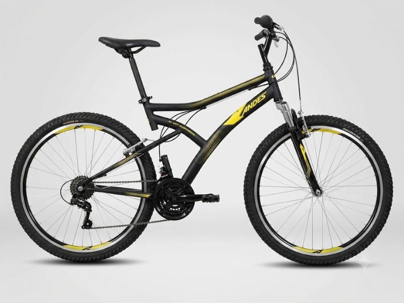 Bicicleta Caloi Andes Aro 26 21V, uma das melhores bicicletas aro 26 para passeios e uso urbano.