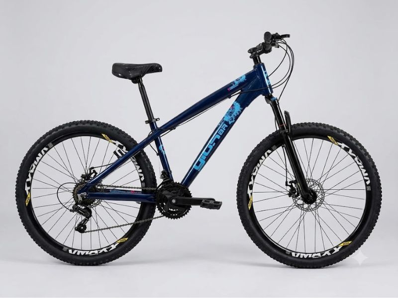 Bicicleta Gios FRX Evo 4Trix Aro 26 21V é boa para passeios, mobilidade urbana e caminhos recreativos.